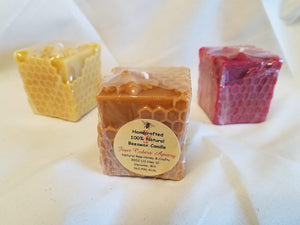 Beeswax Candle - Honeycomb & Bee Cube
