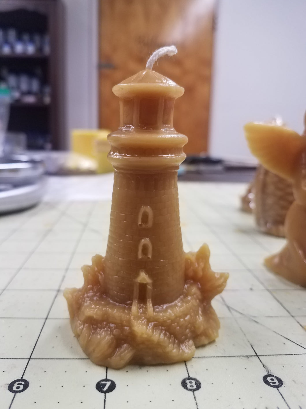 Beeswax Candle - Lighthouse
